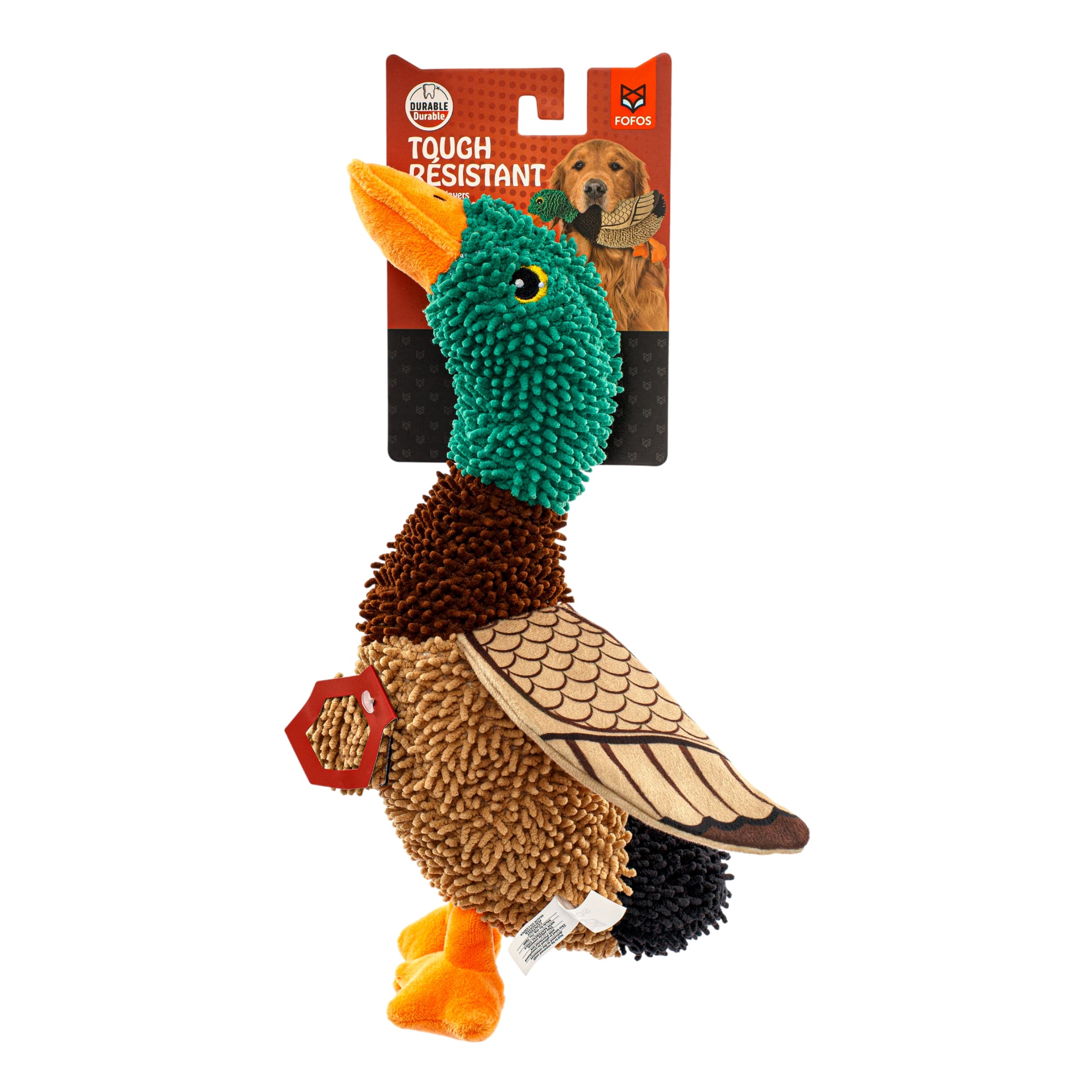 FOFOS Tough Dog Toy Wild Duck - Image 1